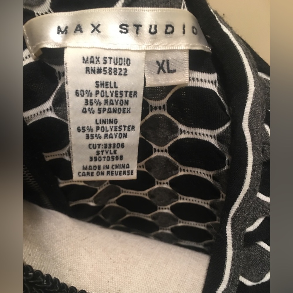 MAX STUDIO Gray & Black Dress - Picture 5 of 5
